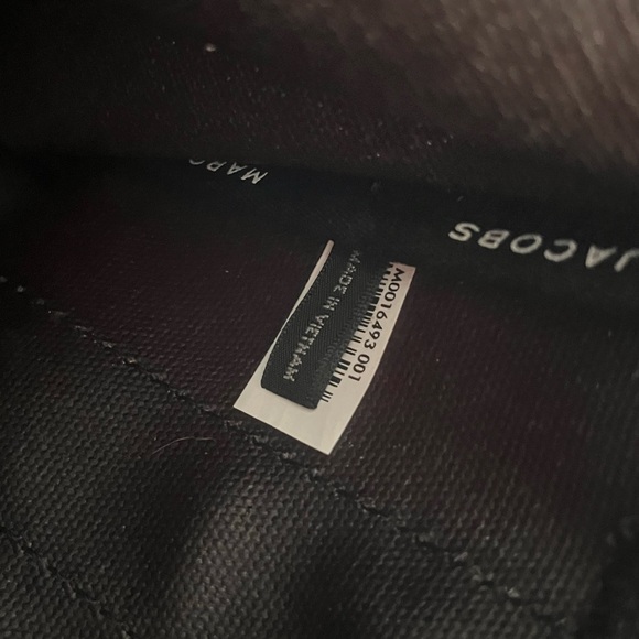 Marc Jacobs The Canvas Small Tote Bag Black Crossbody Bag Authentic - Picture 12 of 15